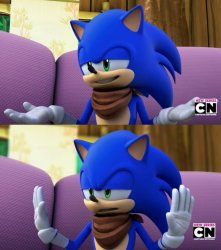 Sonic Reactions Meme Template