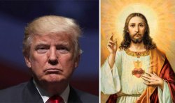 Trump and Jesus Meme Template