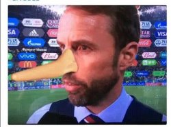 Gareth southgate, england, crap, will get knocked out next round Meme Template