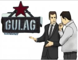Gulag Salesman Meme Template