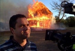 man house burning fire Meme Template