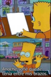 Bart te soñe Meme Template