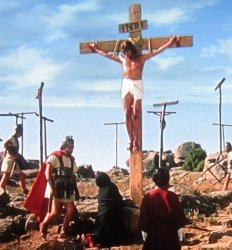 Jesus on the Cross with Roman Meme Template