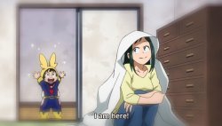 Deku playing with his mother Meme Template
