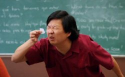 asian trying to read tiny note Meme Template
