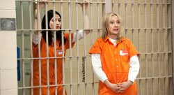 Hillary in jail Meme Template
