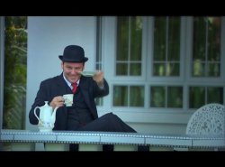Englishman With Tea Meme Template