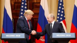 Trump and Putin Summit Meme Template