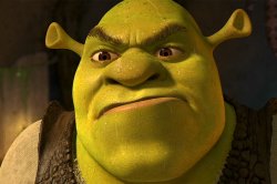 Angry Shrek Meme Template
