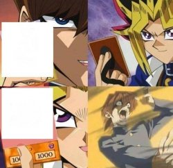 kaiba's defeat yu gi oh Meme Template