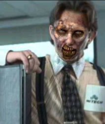 Office space zombie Meme Template