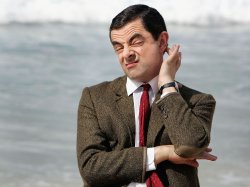 Mr. Bean Doubts Meme Template