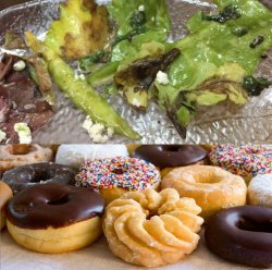 Salad versus Donut Meme Template