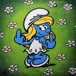 Smurfette Meme Template