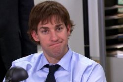 Jim Halpert face Meme Template