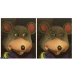 chuck e cheese rat stare Meme Template