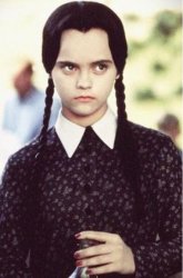 Wednesday Addams (color) Meme Template