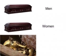 Men Women Pharaoh Tomb Meme Template