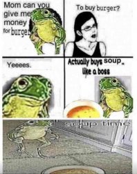 Money for Burger Meme Template