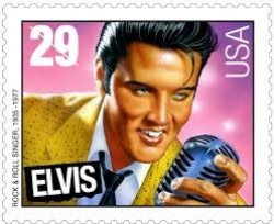 Elvis Postage Stamp Meme Template