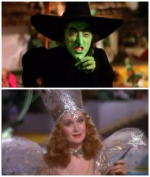 Good witch/bad witch Meme Template