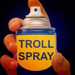 troll spray Meme Template