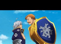 Estarossa Vs Escanor Meme Template