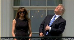 trump_stares_into_sun Meme Template