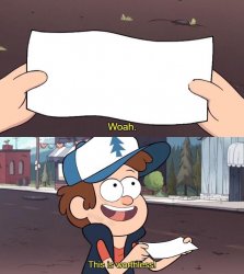 Useless Dipper Meme Template