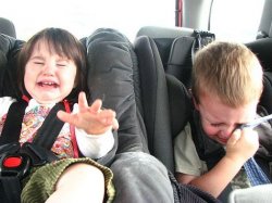 CRYING KIDS IN CAR Meme Template