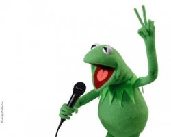 Kermit Singing Meme Template