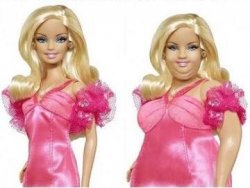 Barbie before after Meme Template