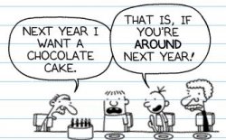 Next year, I want a Chocolate Cake Meme Template