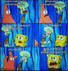 Stop it Patrick, you're scaring him! Meme Template