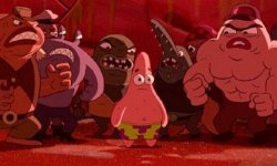 Patrick Star Surrounded Meme Template