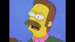 flanders calm down diddly Meme Template