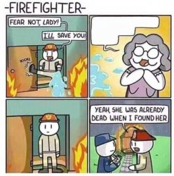 Firefighter Meme Template
