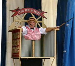 Carnival Barker Meme Template