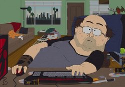 Fat guy South Park computer Meme Template
