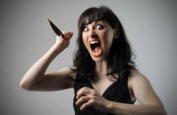 Angry Woman With Knife Meme Template