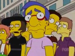 sad milhouse Meme Template