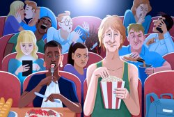 Theatre etiquette Meme Template