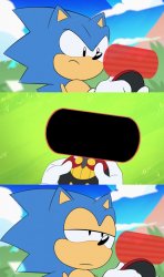 Sonic Dumb Message Meme Meme Template