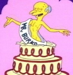 Happy birthday Mr Burns Meme Template
