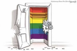 LGBT closet Meme Template