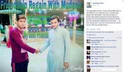 Friendship Regain with Mudasir Meme Template