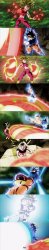 Goku VS Kefla Meme Template