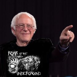 Metal Bernie Meme Template
