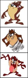 Bad Pun Tasmanian Devil Meme Template