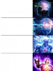 expanding mind Meme Template